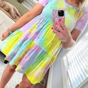 Tie died summer dress